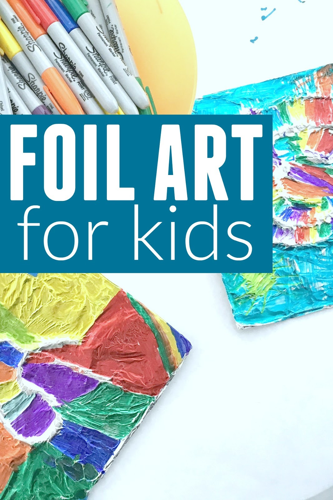 Art Project Ideas For Kids
 Toddler Approved Foil Art for Kids