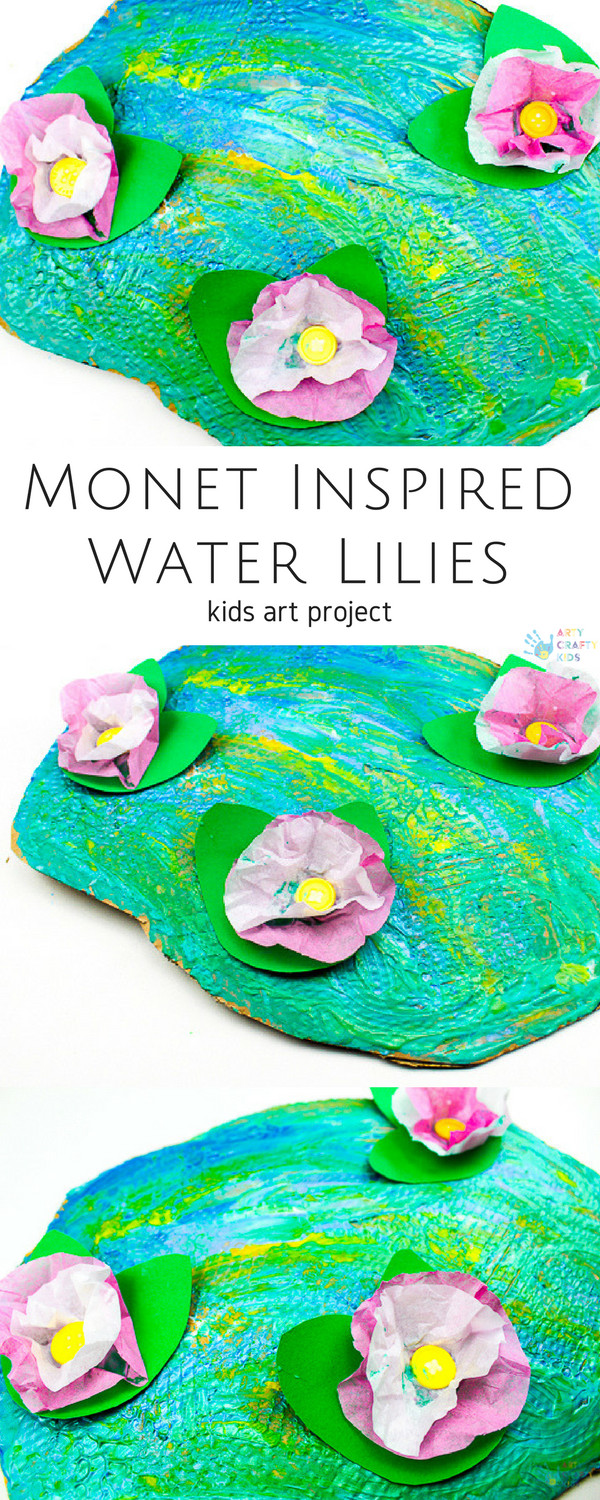 Art Projects For Kids
 Claude Monet Water Lilies Art Project for Kids