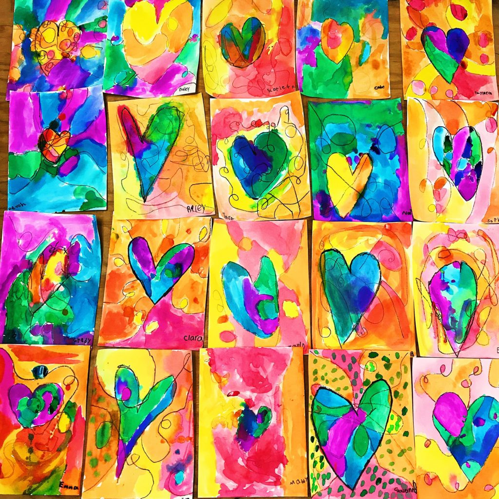 Art Projects For Kids
 Kids Heart Art Project • Color Made Happy