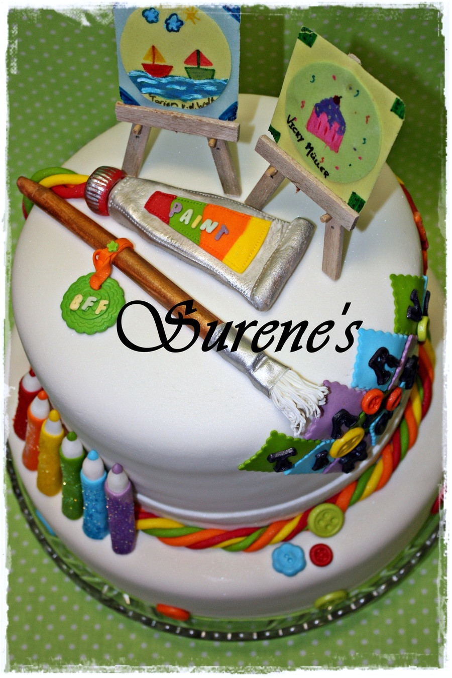 Artist Birthday Cake
 Arts & Crafts Cake CakeCentral