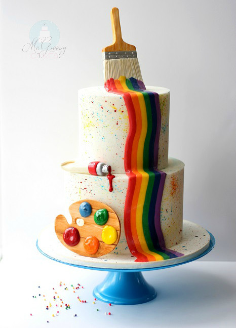 Artist Birthday Cake
 CHILDREN S CAKES McGreevy Cakes