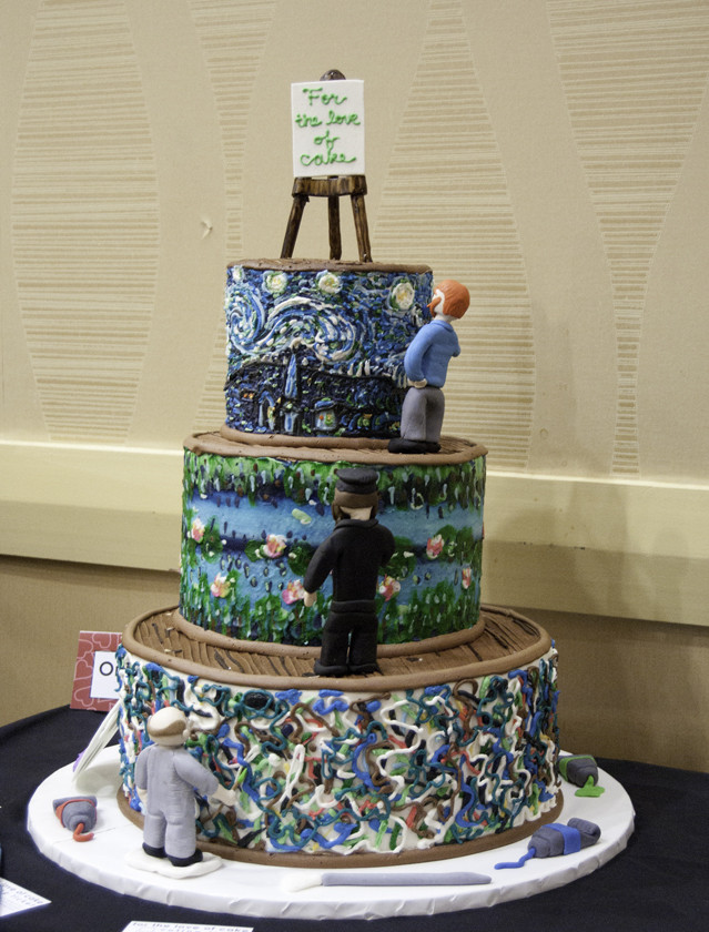 Artist Birthday Cake
 Cakes Inspired By Famous Works of Art American Gothcake