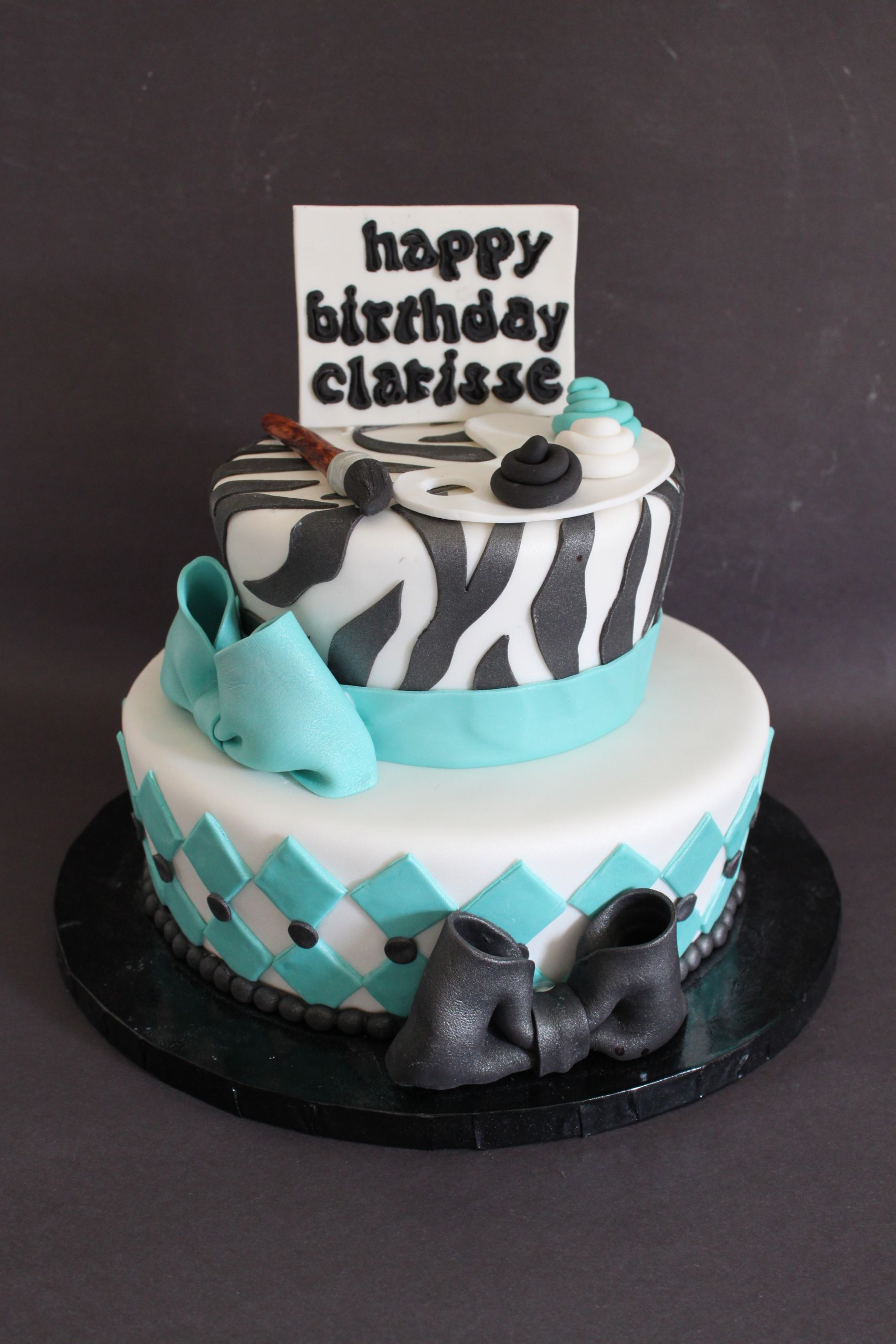 Artist Birthday Cake
 Art Themed Birthday Cake