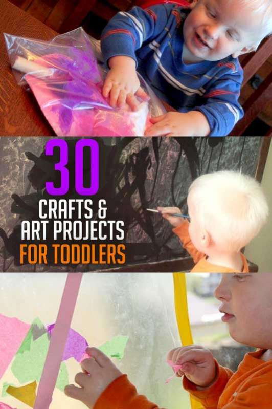 Arts &amp; Crafts For Toddlers
 What Toddler Crafts & Art Projects Can We Do 30 Ideas to Try