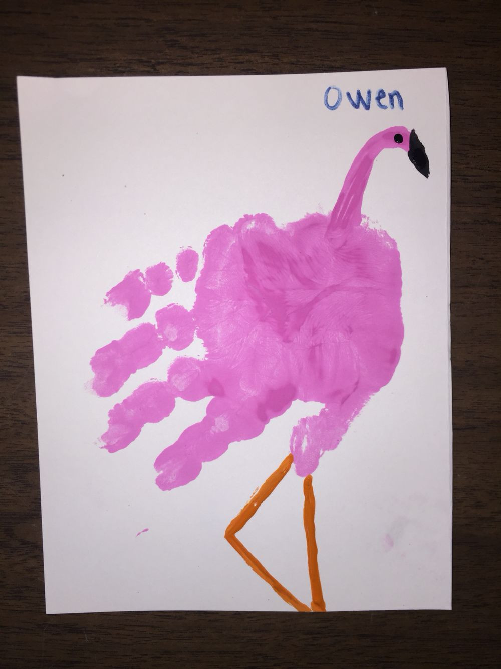 Arts &amp; Crafts For Toddlers
 Handprint flamingo arts and crafts for toddlers