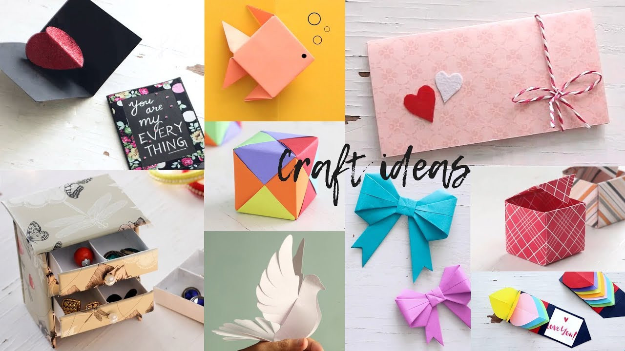 Arts And Craft Ideas For Adults
 10 Lovely Paper Crafts DIY Craft Ideas