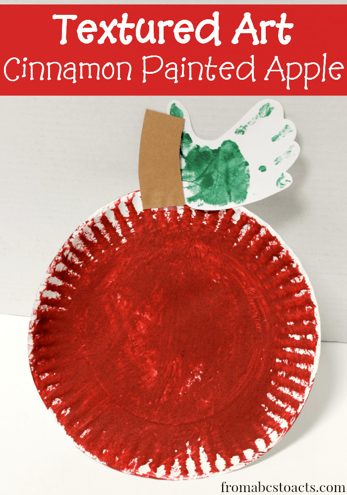 Arts And Crafts For Preschoolers
 Textured Apple Preschool Craft From ABCs to ACTs