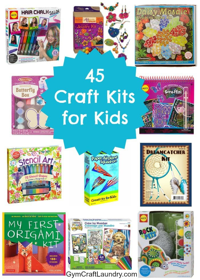 Arts And Crafts Kits For Kids
 45 Fun Craft Kits for Kids Gym Craft Laundry