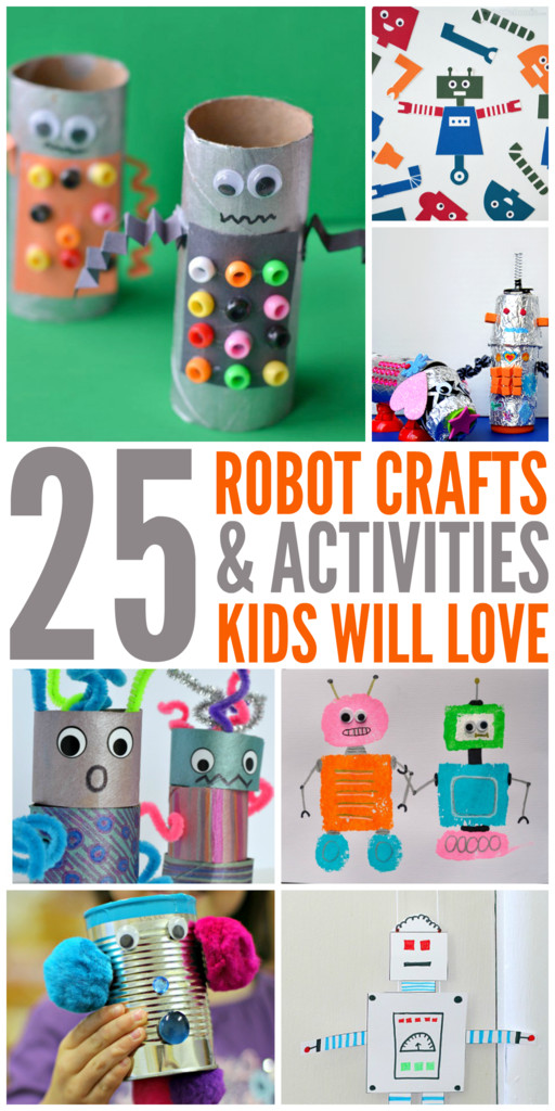 Arts And Crafts Projects For Toddlers
 25 Robot Crafts and Activities for Kids