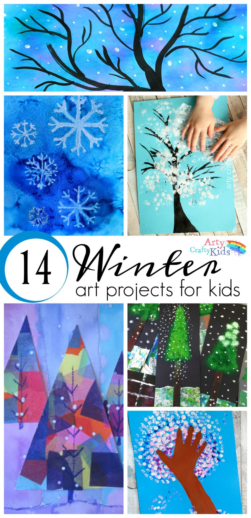 Arts Ideas For Toddlers
 14 Wonderful Winter Art Projects for Kids
