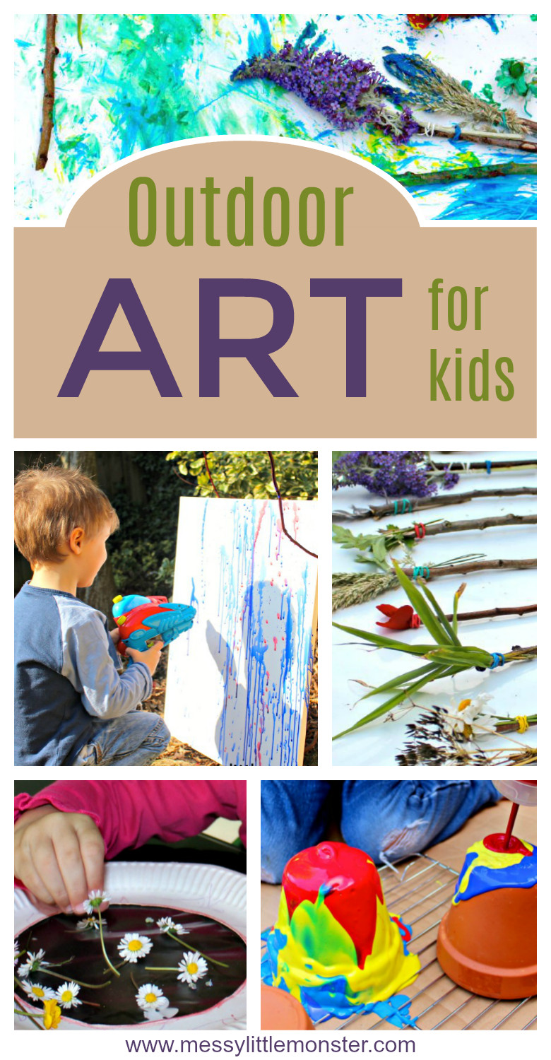 Arts Ideas For Toddlers
 Easy Outdoor Art Ideas That Kids Will Love Messy Little