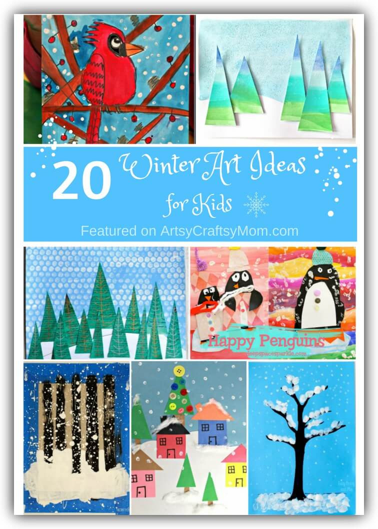 Arts Ideas For Toddlers
 20 Winter Art Ideas For Kids that are Frame worthy
