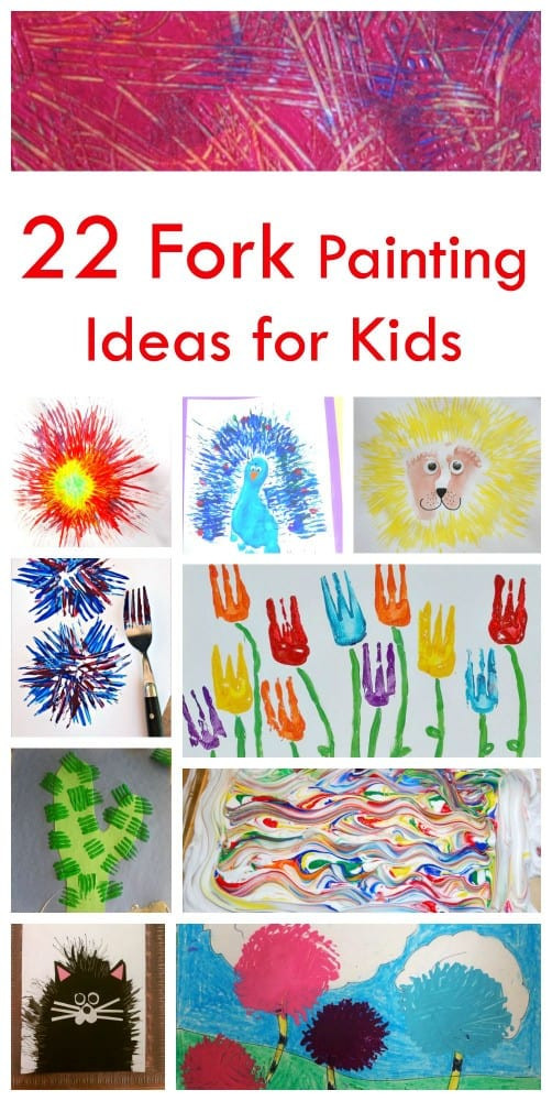 Arts Ideas For Toddlers
 22 Fork Painting Ideas for Kids Emma Owl