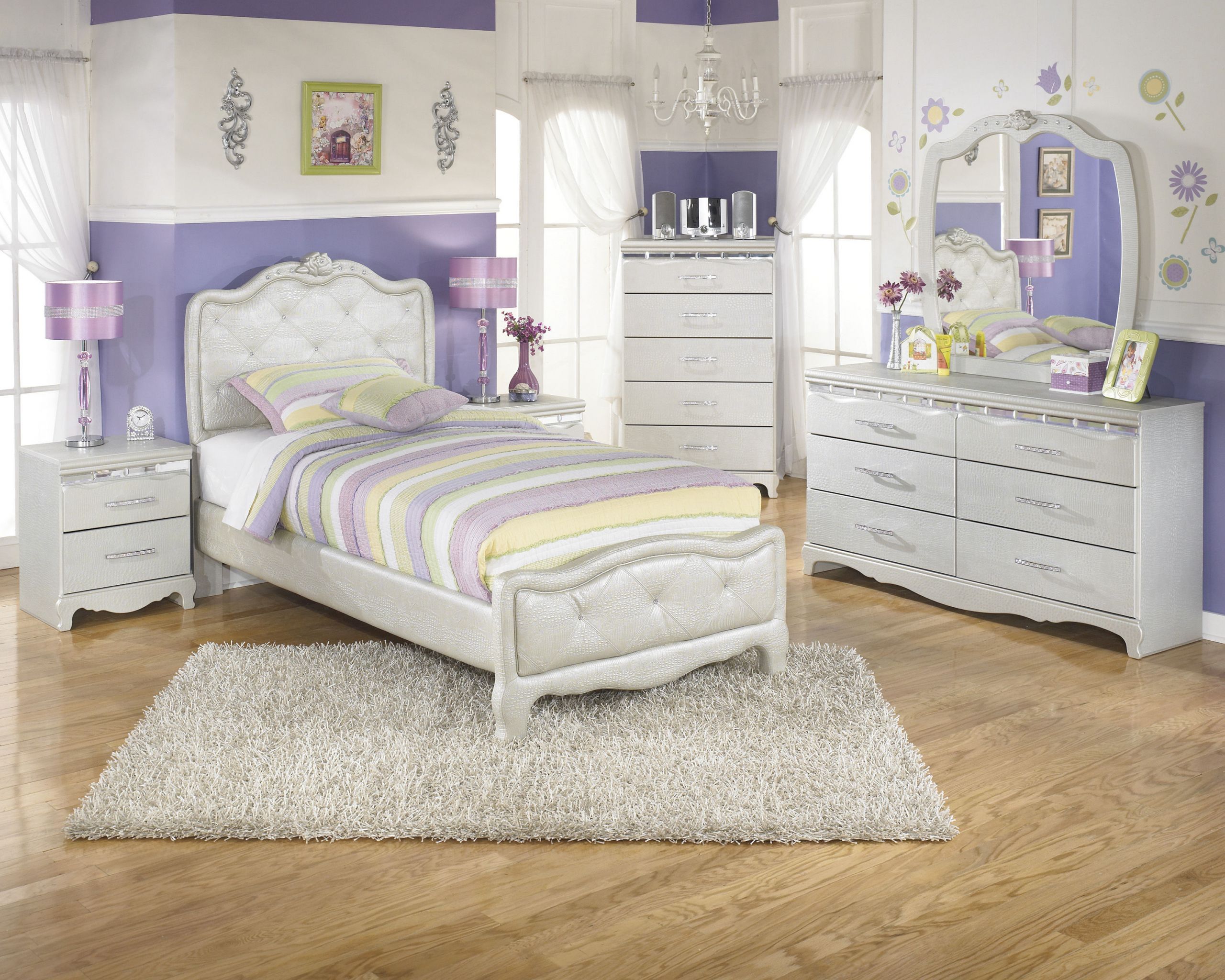 Ashley Furniture Kids Bedroom Sets
 Ashley Furniture Zarollina 2pc Kids Bedroom Set with Twin