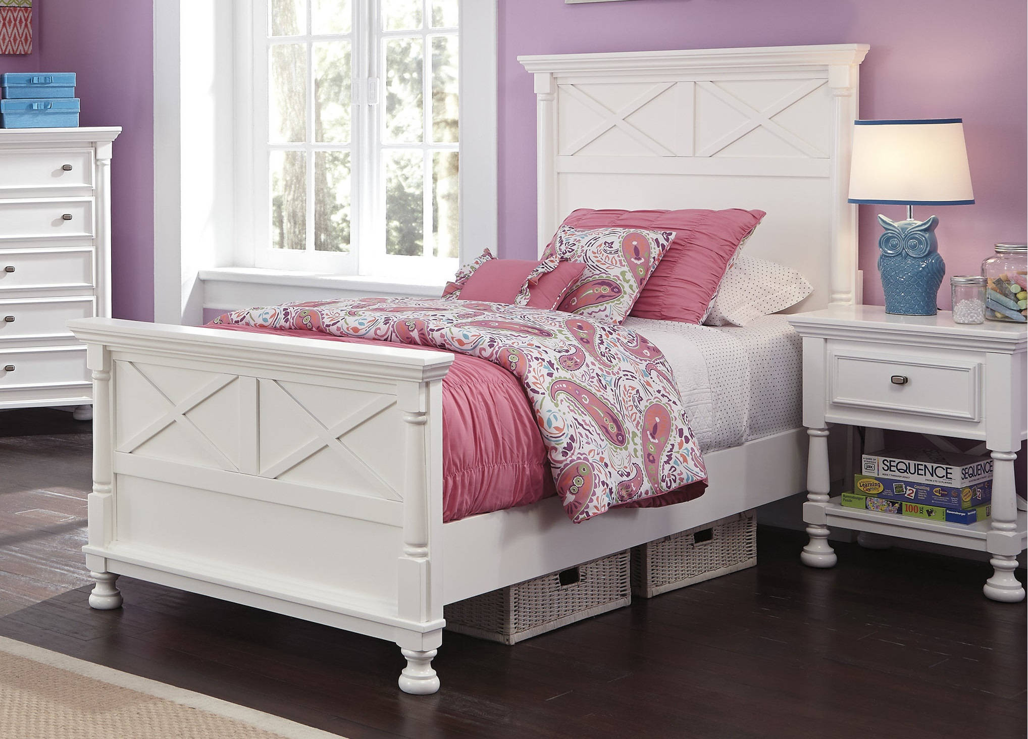 Ashley Furniture Kids Bedroom Sets
 Ashley Furniture Kaslyn White 2pc Kids Bedroom Set with