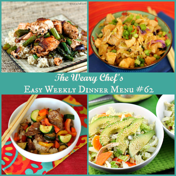 Asian Dinner Recipe
 Asian Dinner Recipes Easy Weekly Dinner Menu 62 The
