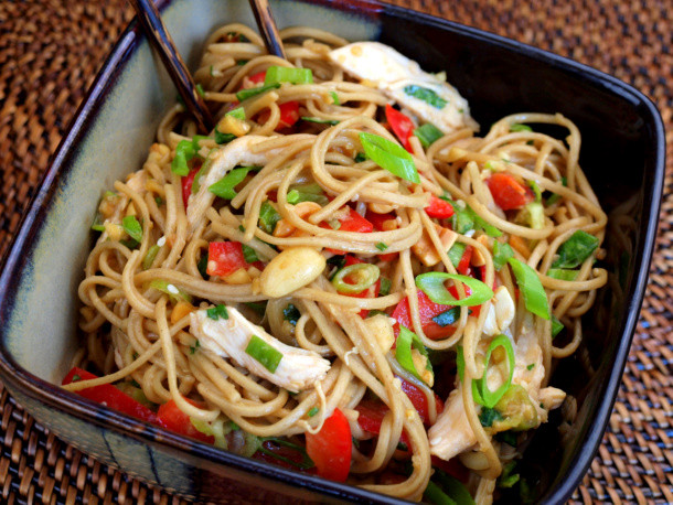Asian Noodles Salad Recipe
 Serious Salads Asian Chicken Noodle Salad with Ginger