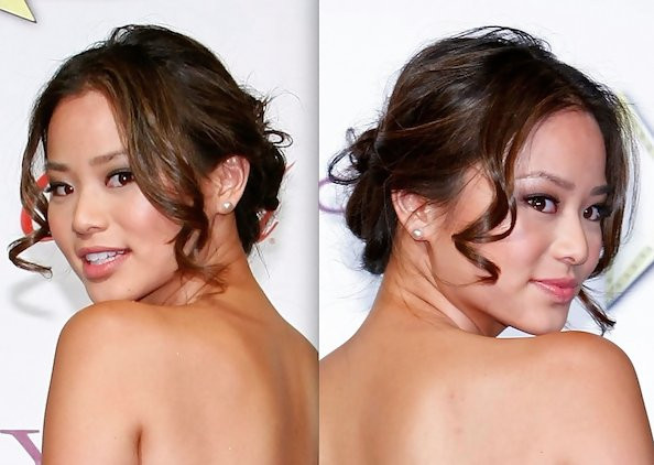 Asian Prom Hairstyles
 Jamie Chung s Curly Updo Asian Prom Hairstyle Ideas