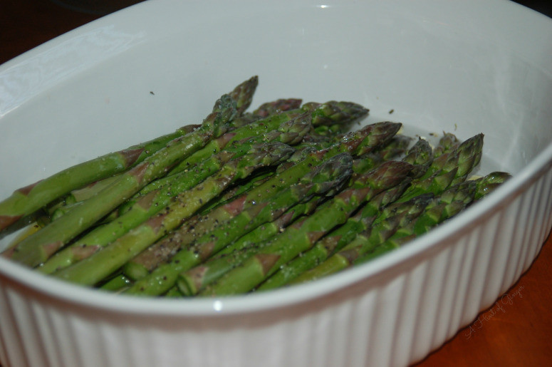 Asparagus In Microwave
 Steamed Asparagus