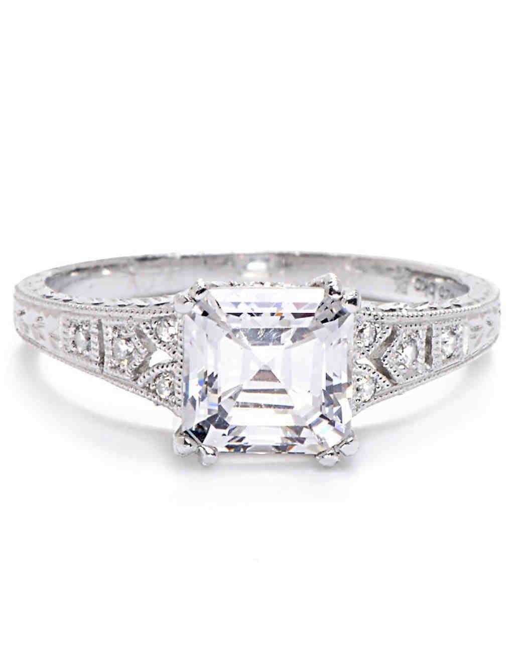 Asscher Cut Diamond Engagement Rings
 Asscher Cut Diamond Engagement Rings