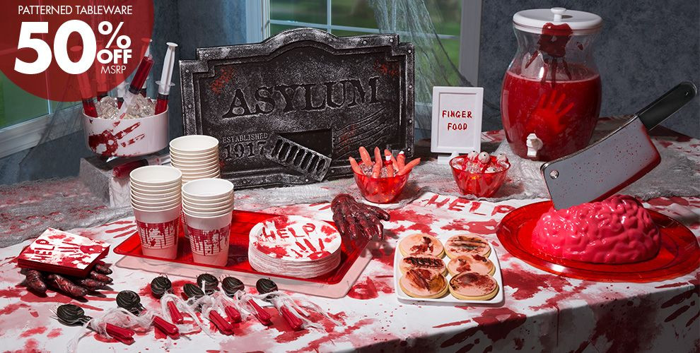 Asylum Halloween Party Ideas
 Asylum Halloween Decorations Decorations Tableware