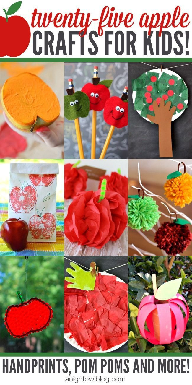 August Crafts For Toddlers
 Apple Crafts for Kids