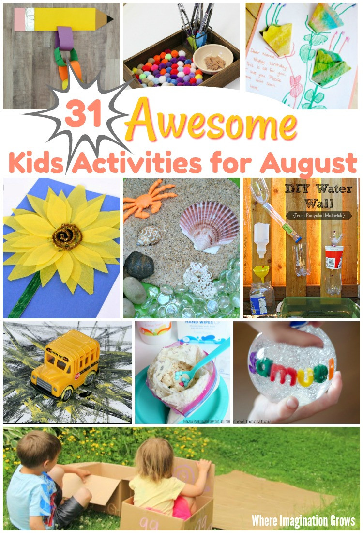 August Crafts For Toddlers
 31 Awesome Kids Activities for August Where Imagination