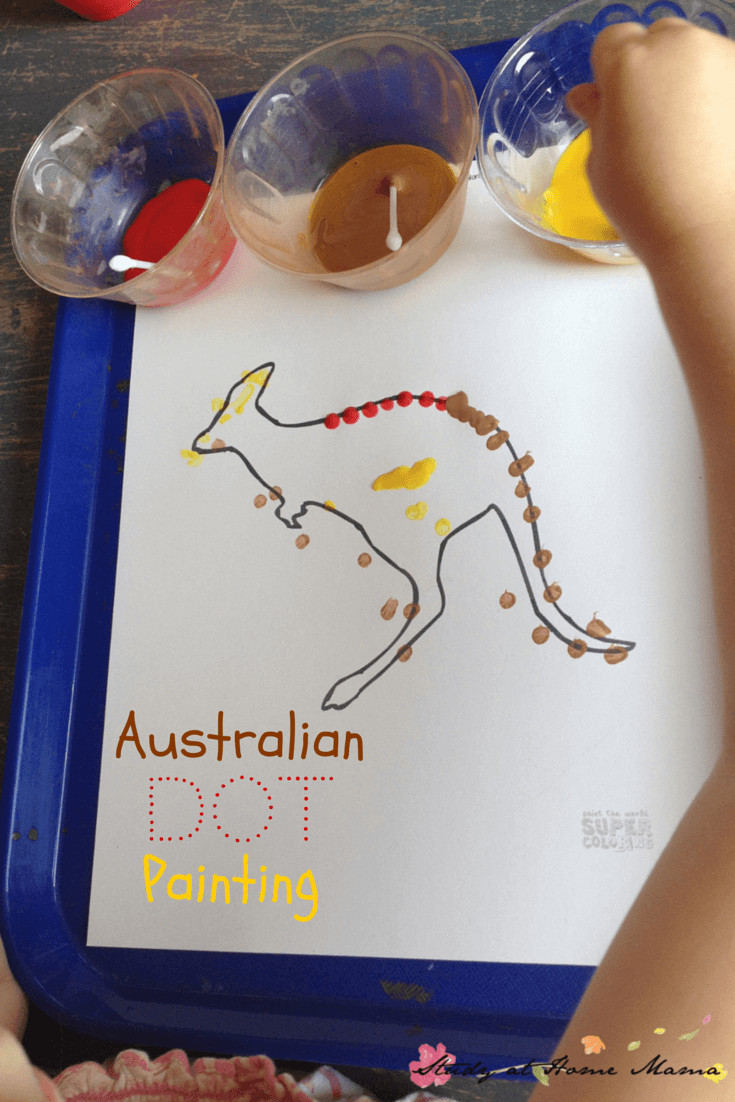 Australian Craft For Kids
 Kids Craft Ideas Aboriginal Dot Painting ⋆ Sugar Spice