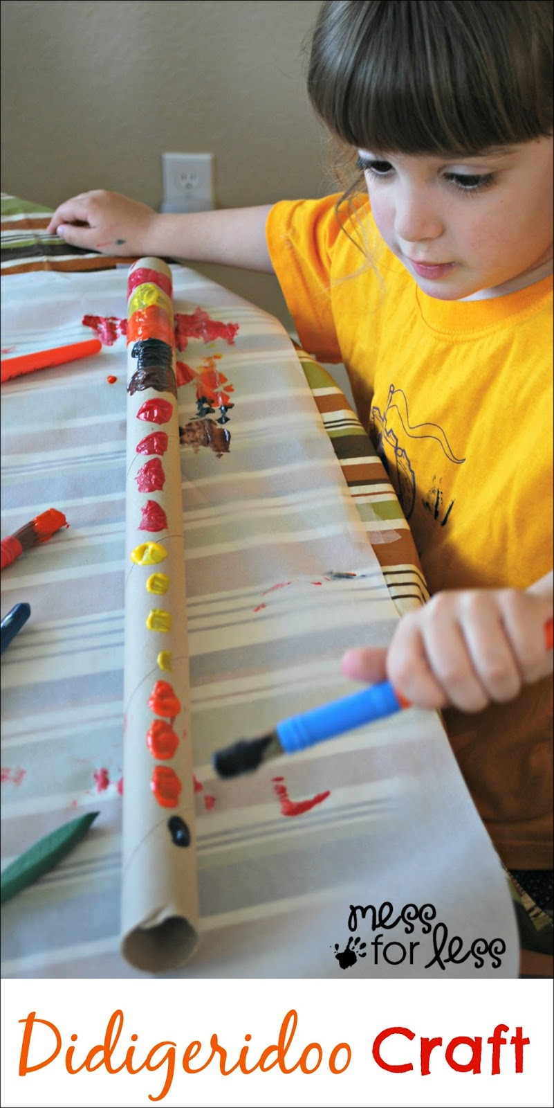 Australian Craft For Kids
 Didgeridoo Craft for Kids Mess for Less