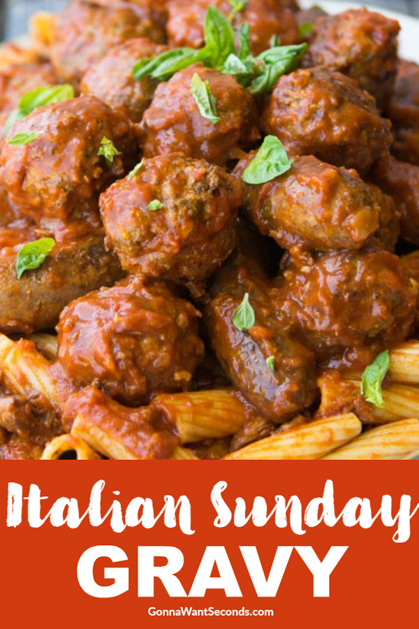 Authentic Italian Gravy Recipe
 Italian Sunday Gravy The Real Deal Handed Down From Nonna