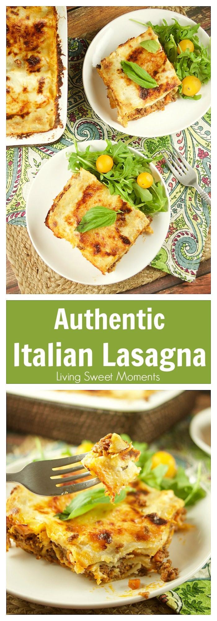 Authentic Italian Lasagna Recipe
 Authentic Italian Lasagna Recipe Living Sweet Moments