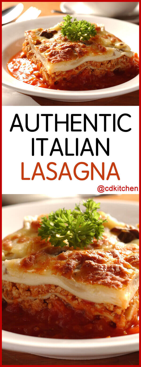 Authentic Italian Lasagna Recipe
 Authentic Italian Lasagna Recipe