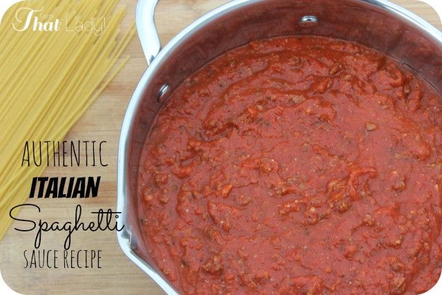 Authentic Italian Spaghetti Sauce Recipes
 BEST EVER Homemade Italian Spaghetti Sauce Recipe