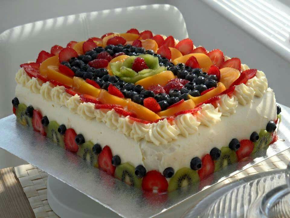 Authentic Tres Leches Cake Recipe With Fruit
 Fruits cake