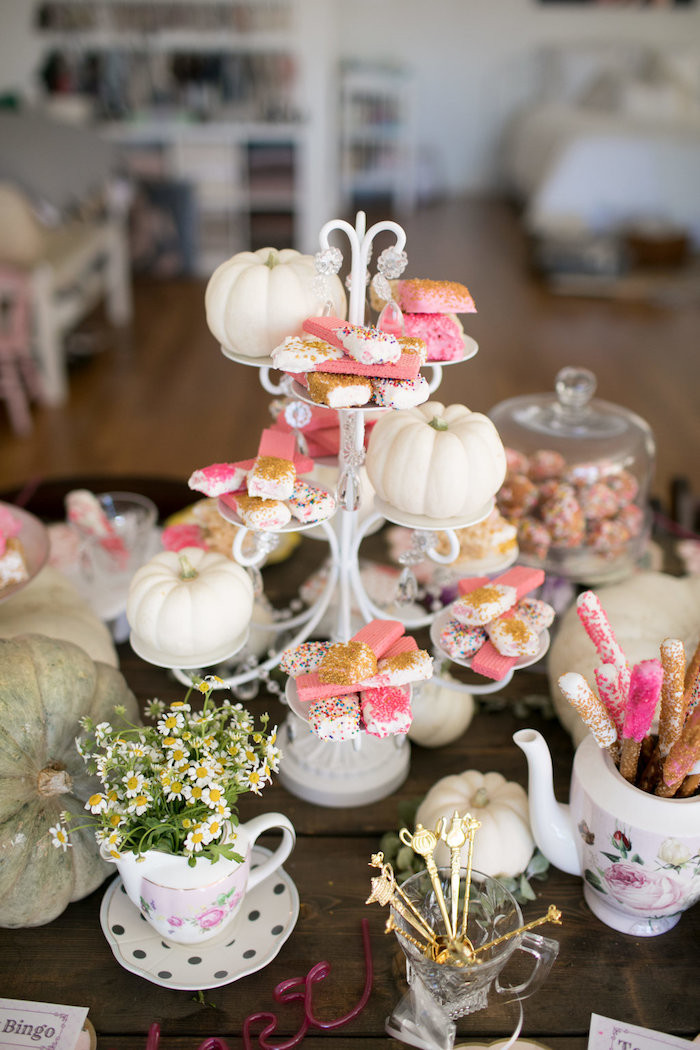 Autumn Tea Party Ideas
 Kara s Party Ideas Chic Fall Garden Tea Party