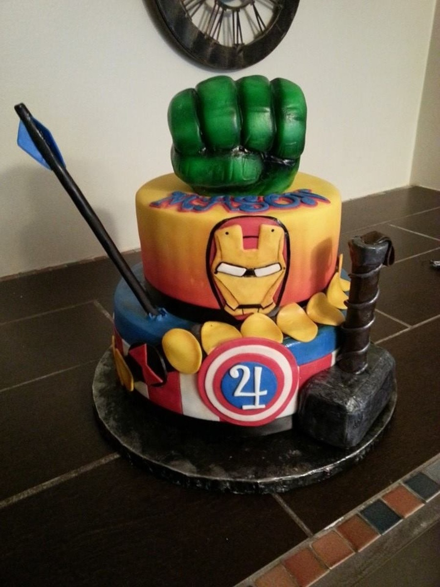 Avenger Birthday Cakes
 Avengers Cake CakeCentral