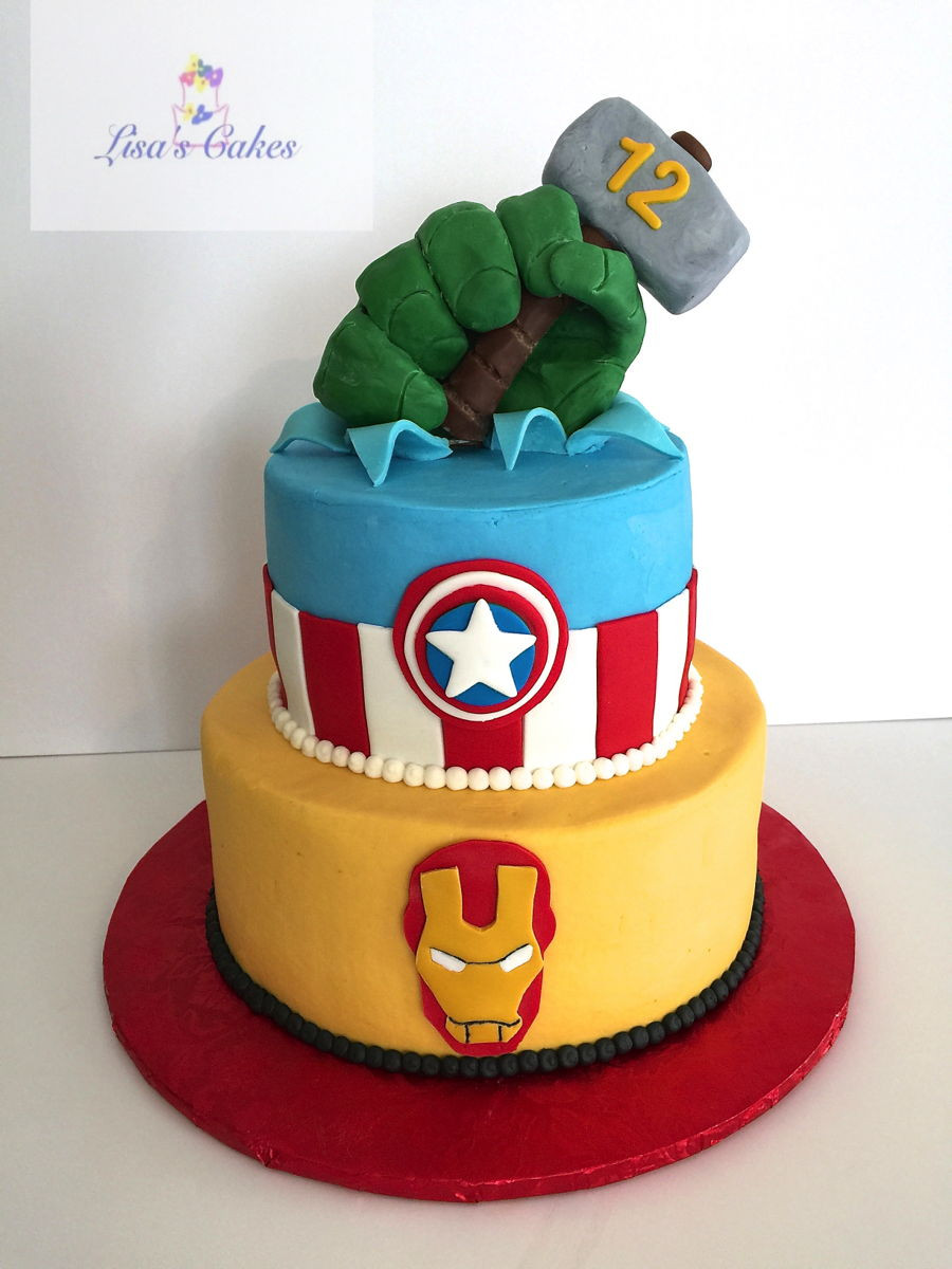 Avenger Birthday Cakes
 Avengers Birthday Cake 1 CakeCentral