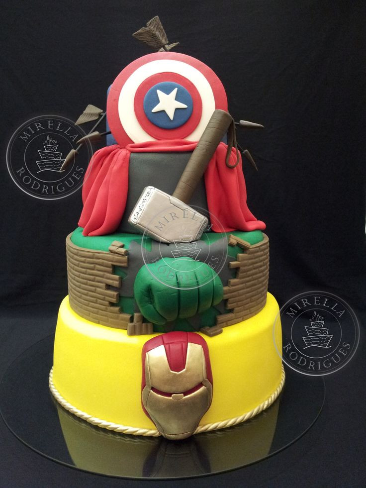 Avenger Birthday Cakes
 Some Cool Avengers Cakes Avengers themed Cakes