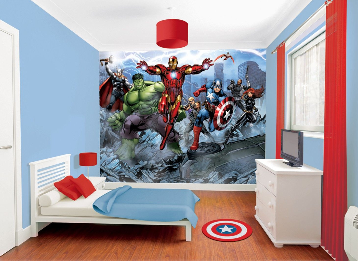 Avengers Bedroom Decor
 Avengers Bedroom Ideas 16 mybabydoo