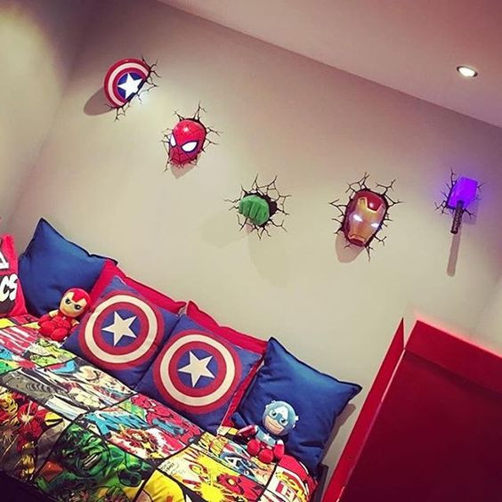 Avengers Bedroom Decor
 16 Avengers Inspired Home Décor Ideas For Real Geeks