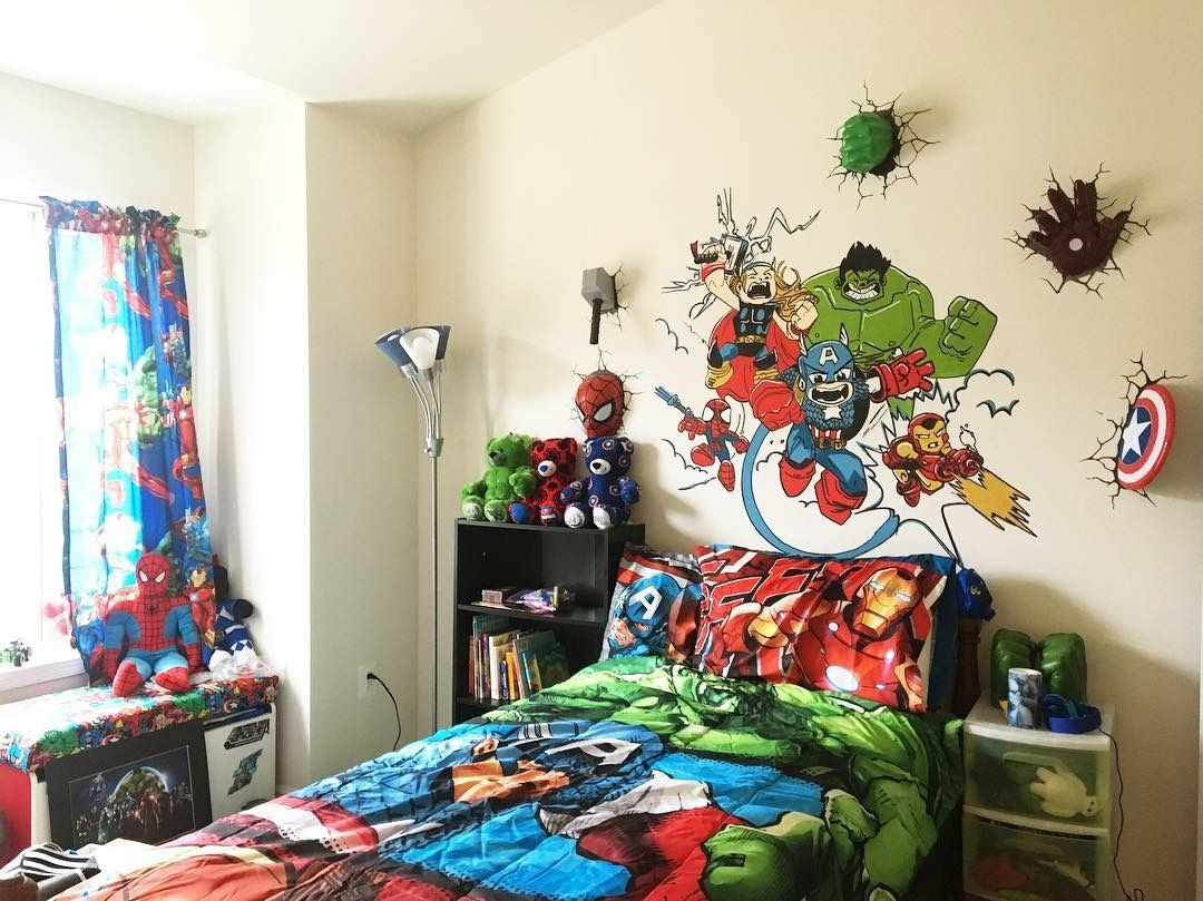 Avengers Bedroom Decor
 Jesse bedroom Furniture in 2019