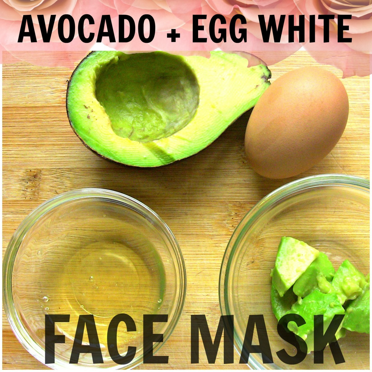 Avocado Mask DIY
 DIY Avocado Egg White Face Mask