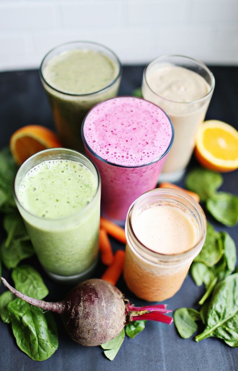 B Good Smoothies
 5 Veggie Based Breakfast Smoothies