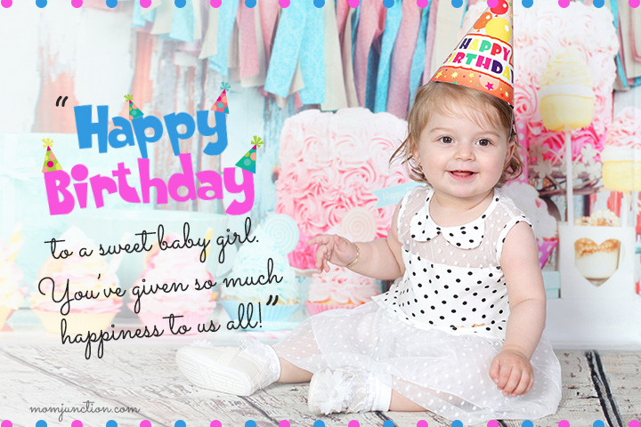 Baby 1St Bday Quotes
 106 Wonderful 1st Birthday Wishes And Messages For Babies