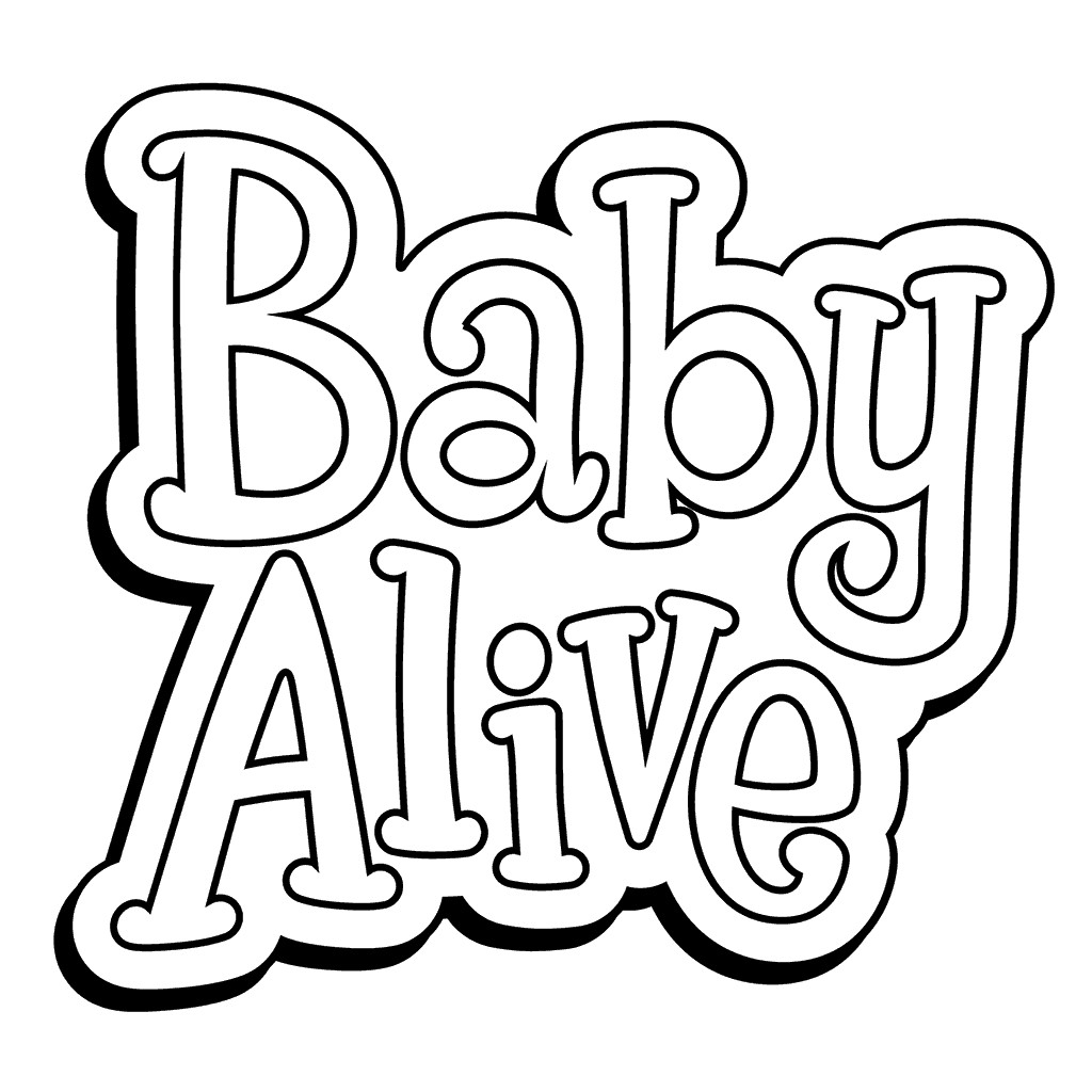 Baby Alive Coloring Page
 Baby Alive Coloring Pages at GetColorings