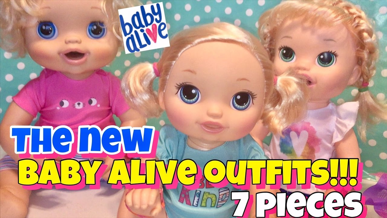 Baby Alive Fashion Set
 Baby Alive NEW CLOTHES MIX N MATCH OUTFITS 7 peice set