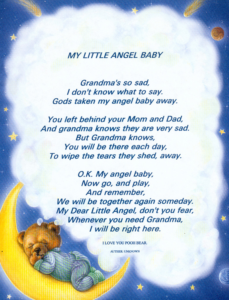 Baby Angel Quote
 Memorial Angel Poems And Quotes QuotesGram