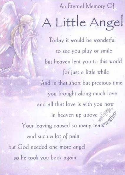 Baby Angels In Heaven Quotes
 134 best Beautiful Poems images on Pinterest