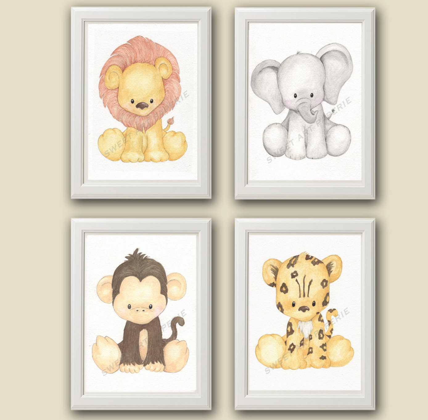 Baby Animal Nursery Decor
 Baby Zoo Animals Nursery