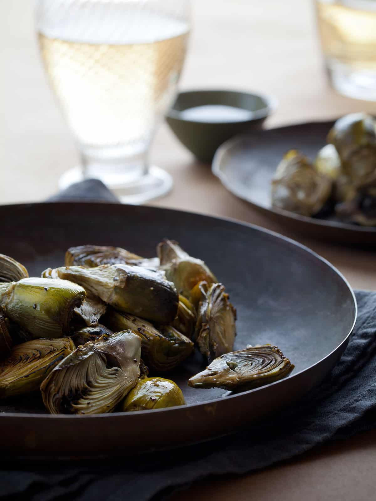 Baby Artichokes Recipes
 Roasted Baby Artichokes Side dish